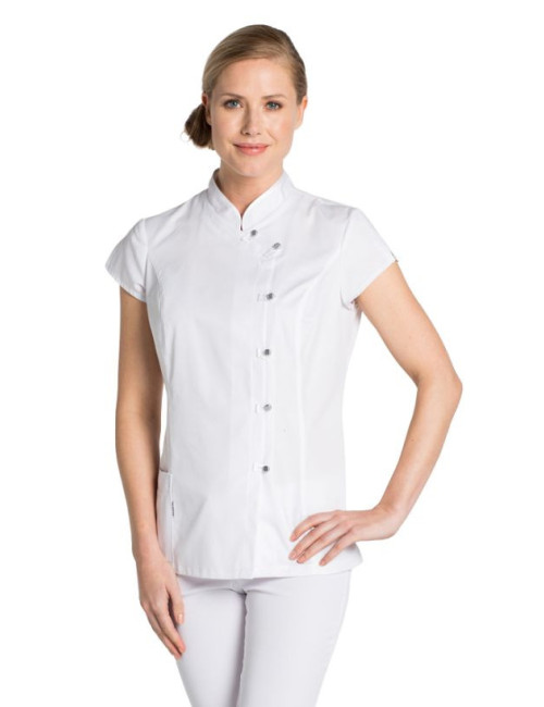 CASACA BLANCA CRUZADA 8242 MUJER