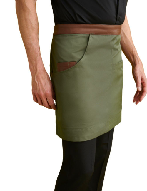 DELANTAL CORTO CINTA POLIPIEL 6424 UNISEX