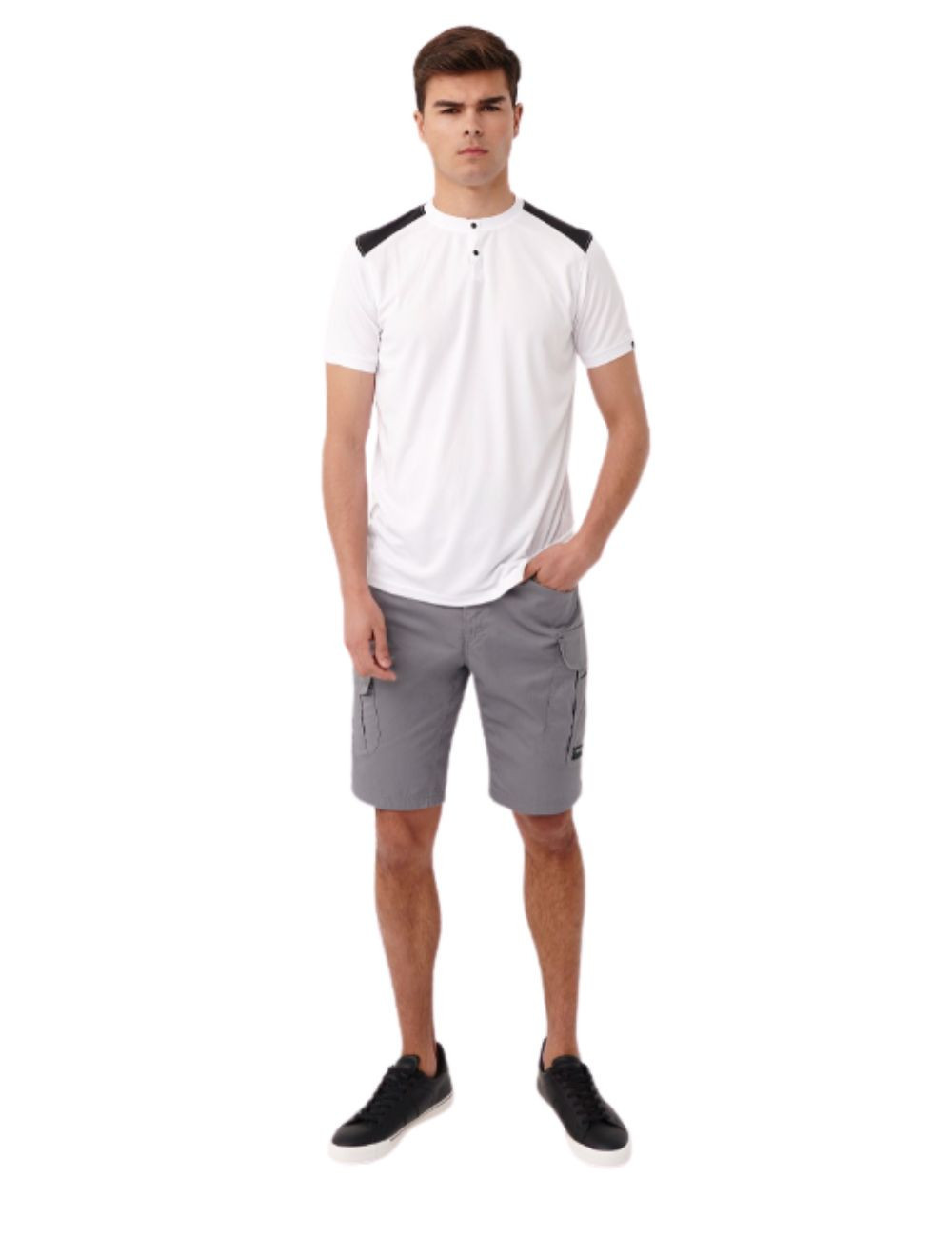 CAMISETA CUELLO CAJA REGULAR FIT 3019 HOMBRE