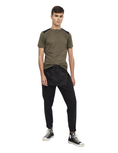 CAMISETA CUELLO CAJA REGULAR FIT 3019 HOMBRE