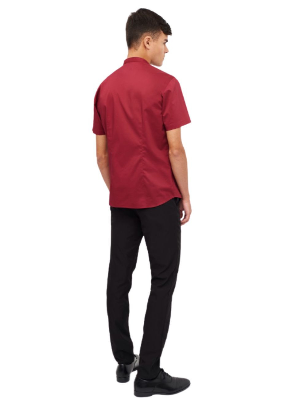 CAMISA MANGA CORTA CUELLO MAO SLIM FIT 2140 HOMBRE