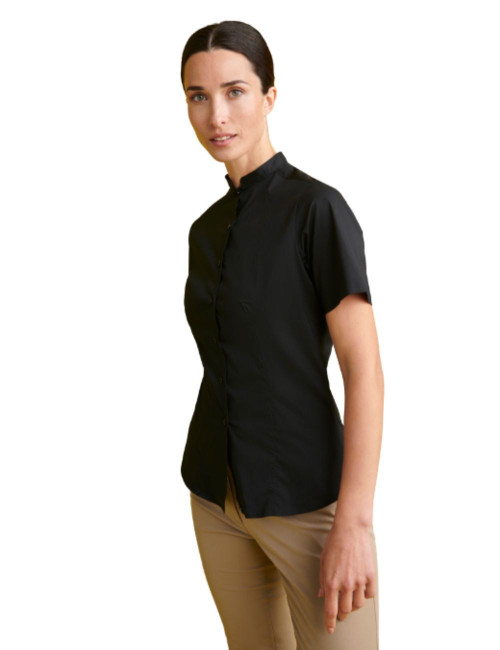 CAMISA MANGA CORTA CUELLO MAO SLIM FIT 2256 MUJER