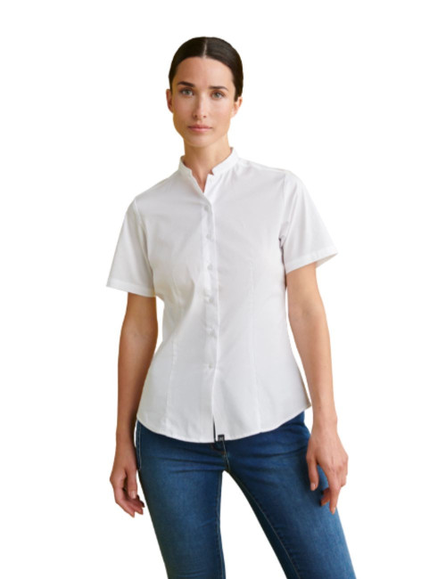 CAMISA MANGA CORTA CUELLO MAO SLIM FIT 2256 MUJER