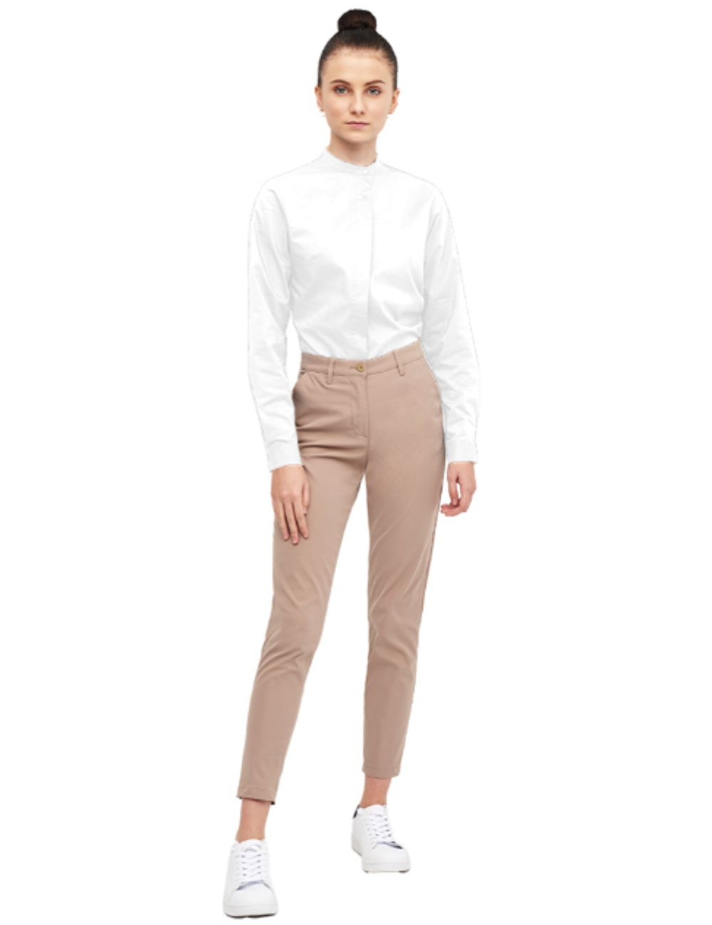 CAMISA CIERRE INCLINADO SLIM FIT 2254 MUJER