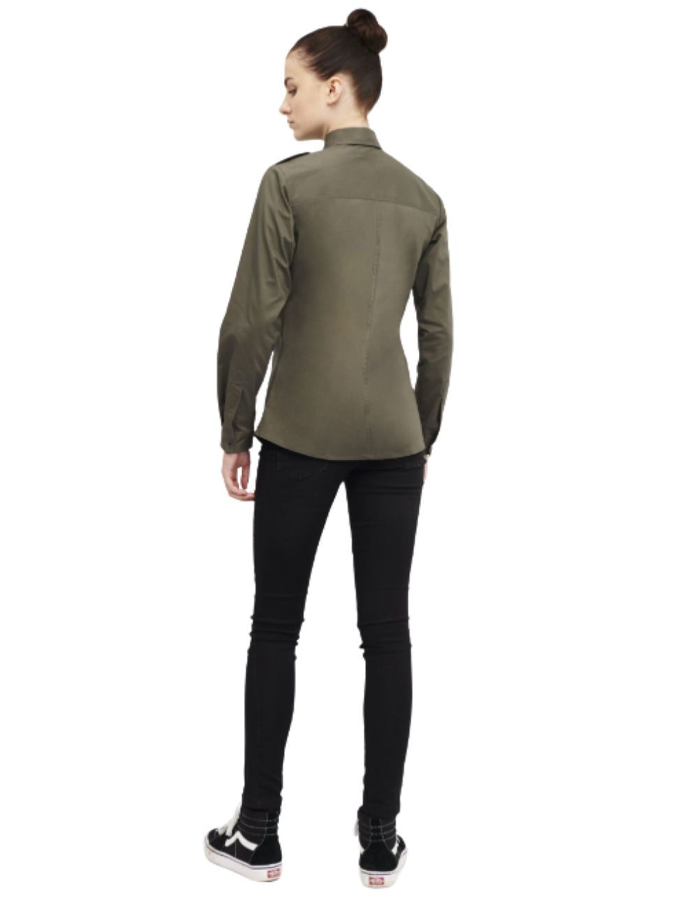 CAMISA CIERRE LATERAL SLIM FIT 2252 HUMJER
