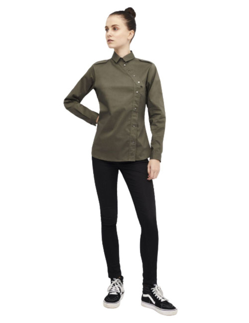 CAMISA CIERRE LATERAL SLIM FIT 2252 HUMJER