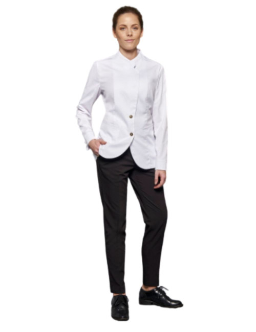 CHAQUETILLA CUELLO TIRILLA CRUZADO SLIM FIT 4148 MUJER
