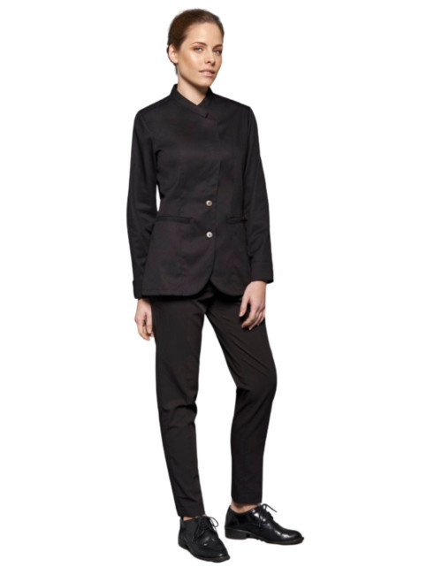 CHAQUETILLA CUELLO TIRILLA CRUZADO SLIM FIT 4148 MUJER