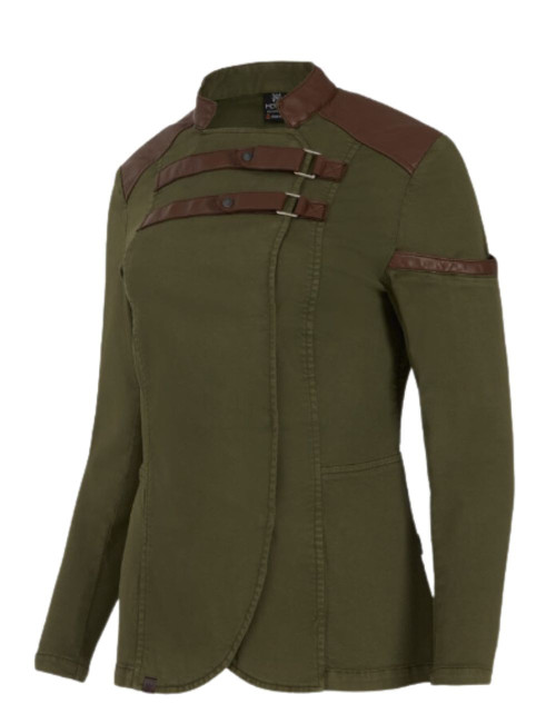 CHAQUETILLA TIRAS POLIPIEL SLIM FIT 4141 MUJER