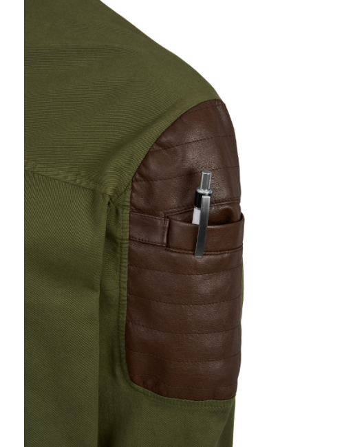 CHAQUETILLA HOMBROS POLIPIEL SLIM FIT 4140 HOMBRE