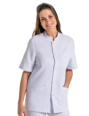CASACA CUELLO TIRILLA Y CORCHETES MICROFIBRA 8253 UNISEX