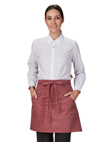 DELANTAL CORTO REMACHES SARGA RECICLADA 100049 UNISEX