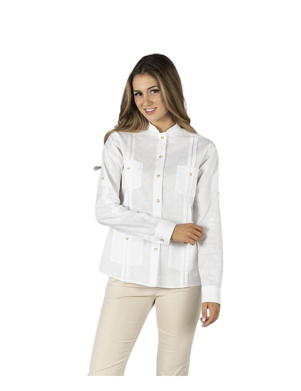 GUAYABERA CUELLO MAO ISABELA 210013 MUJER