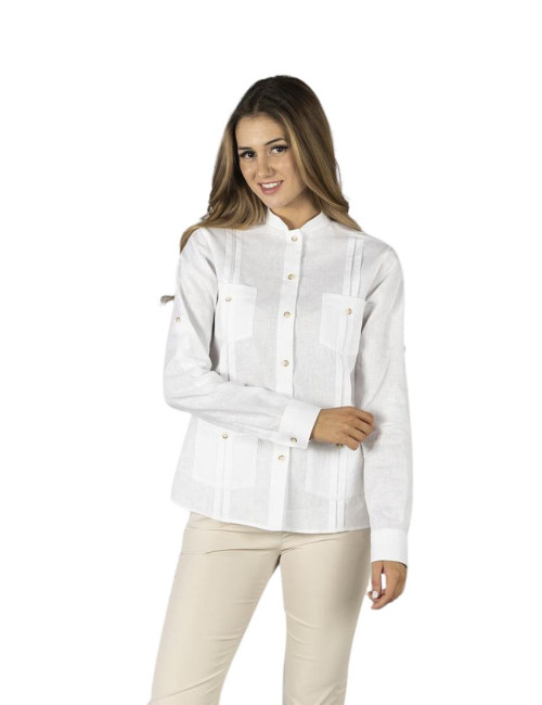 GUAYABERA CUELLO MAO ISABELA 210013 MUJER