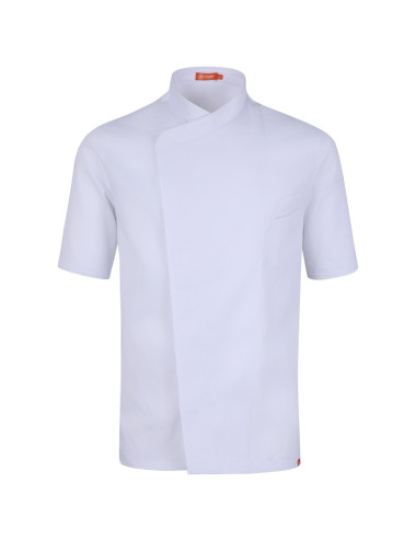 CHAQUETA COCINA MANGA CORTA MORELLA 386164 HOMBRE