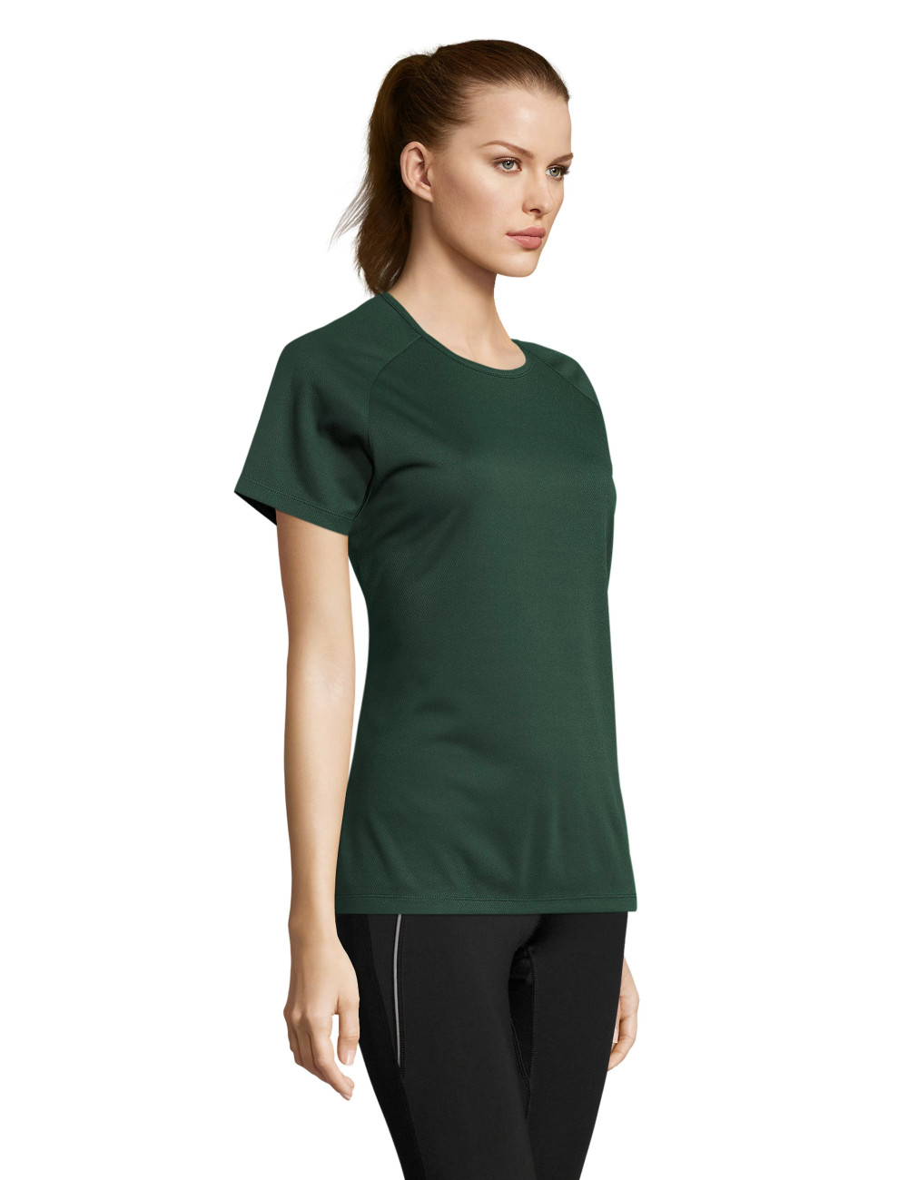 CAMISETA SPORTY MANGAS RAGLÁN 01159 MUJER